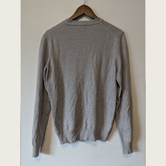 J LINDEBERG - 100% Merino wool grey cardigan - Sz L (runs small) - Picture 3 of 6